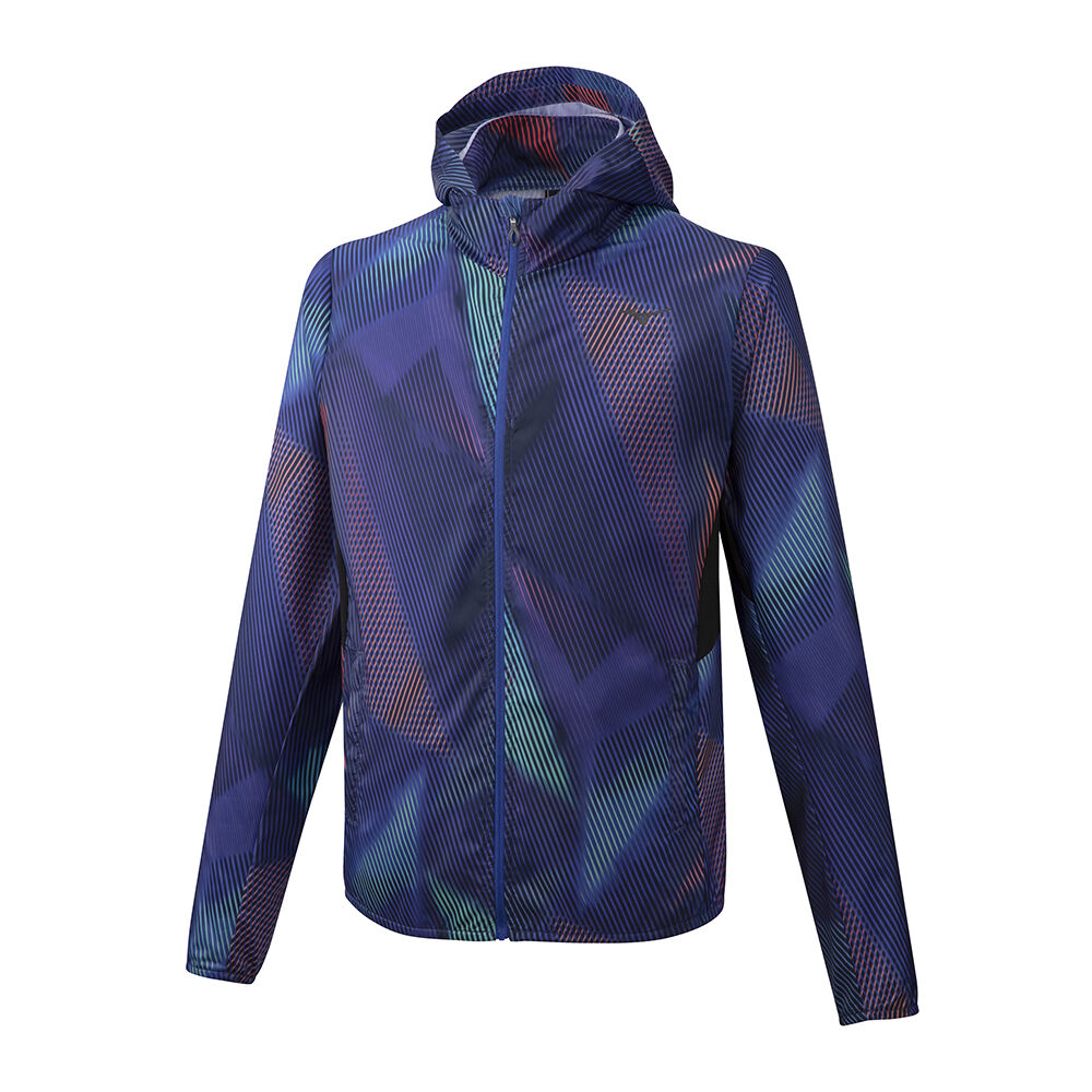 Chaqueta Mizuno Hoodie Hombre Azules Ofertas TUVO-61420